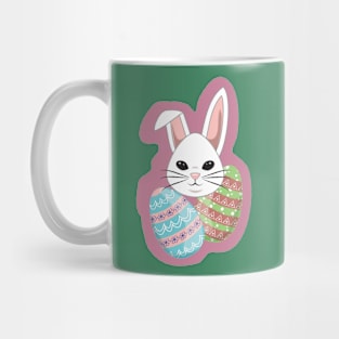 Easter Bunny and Eggs Mug